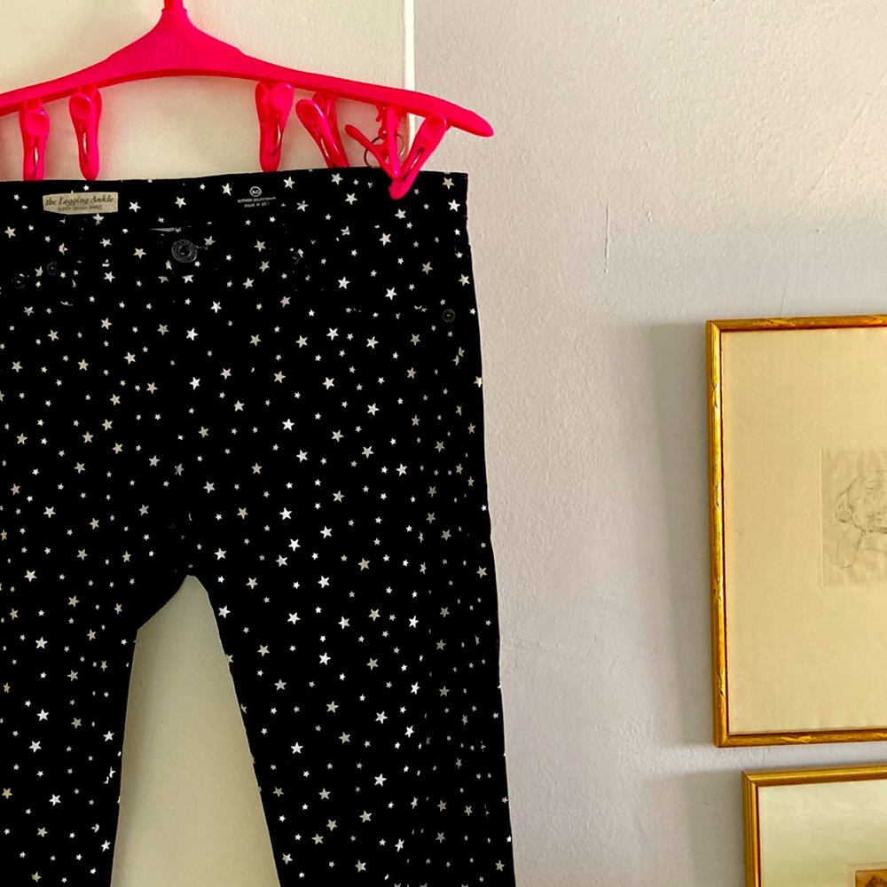 AG ankle star print pant